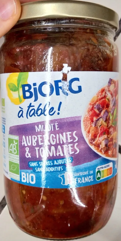 Mijoté aubergines et tomates