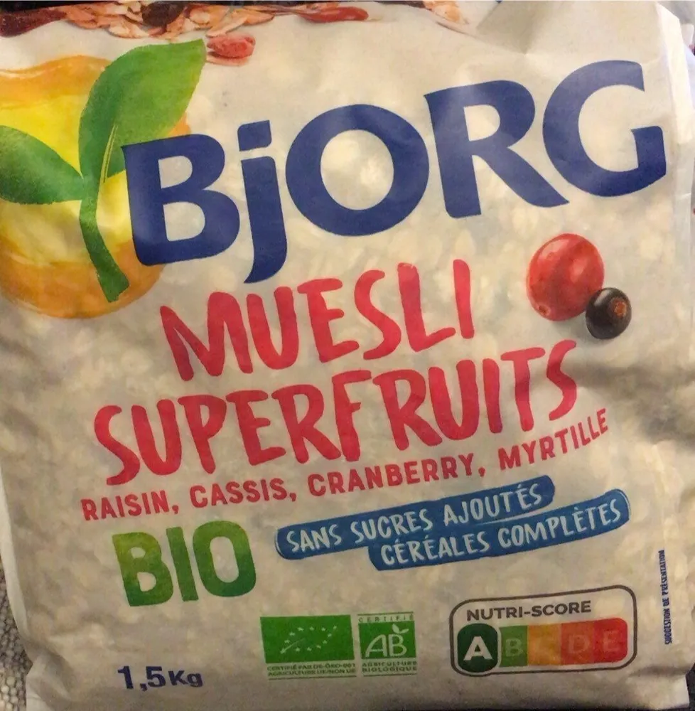 Muesli super fruits