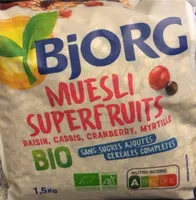 Muesli super fruits