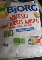 Muesli sans sucres ajoutés (raisin, figue, abricot)