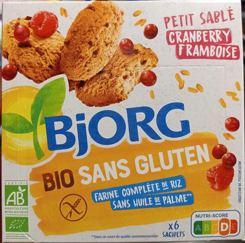 Petit sablé bio sans gluten