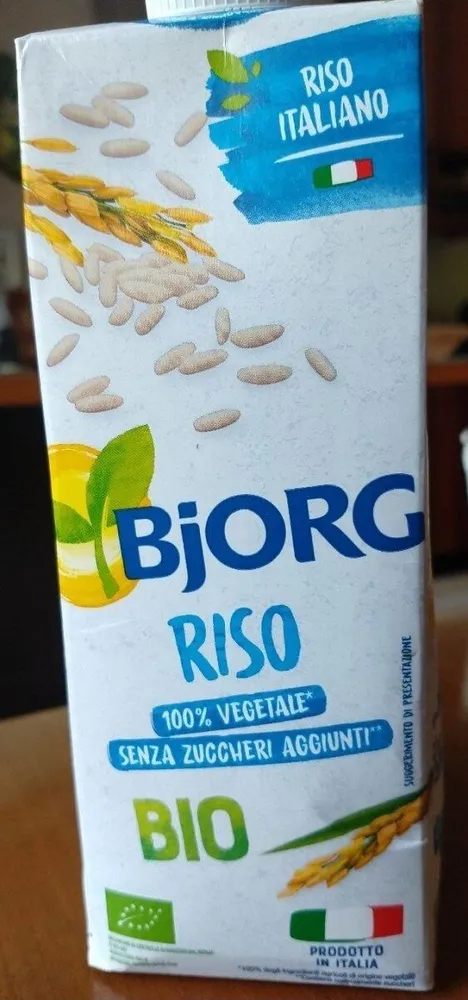 Bevanda biologica a base di Riso