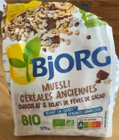 Muesli céréales anciennes Chocolat et éclats de fève dd cacao