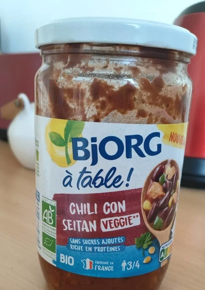 Chili con seitan veggie