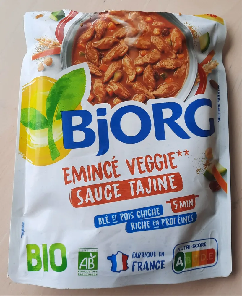 Émincé veggies sauce tagine