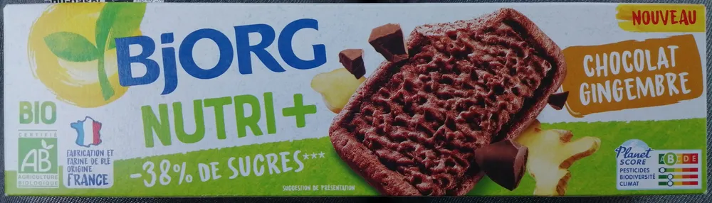 Biscuits chocolat gingembre