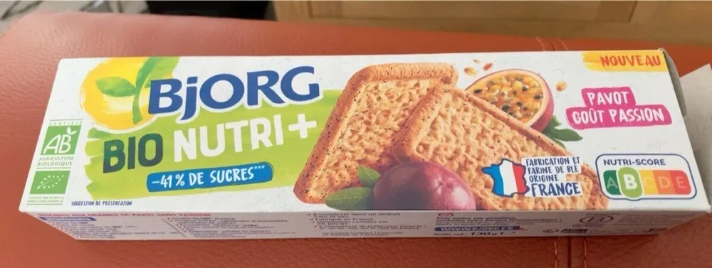 Biscuit pavot goût passion