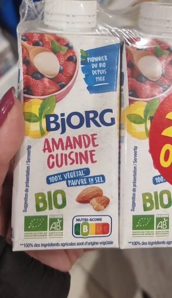 Lait d'amande