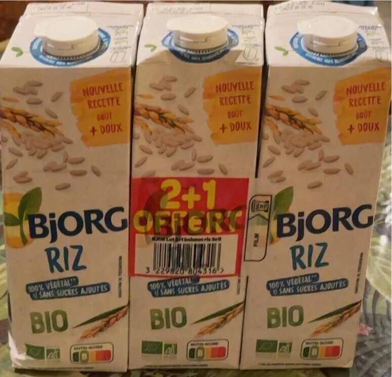 Lait végétal riz