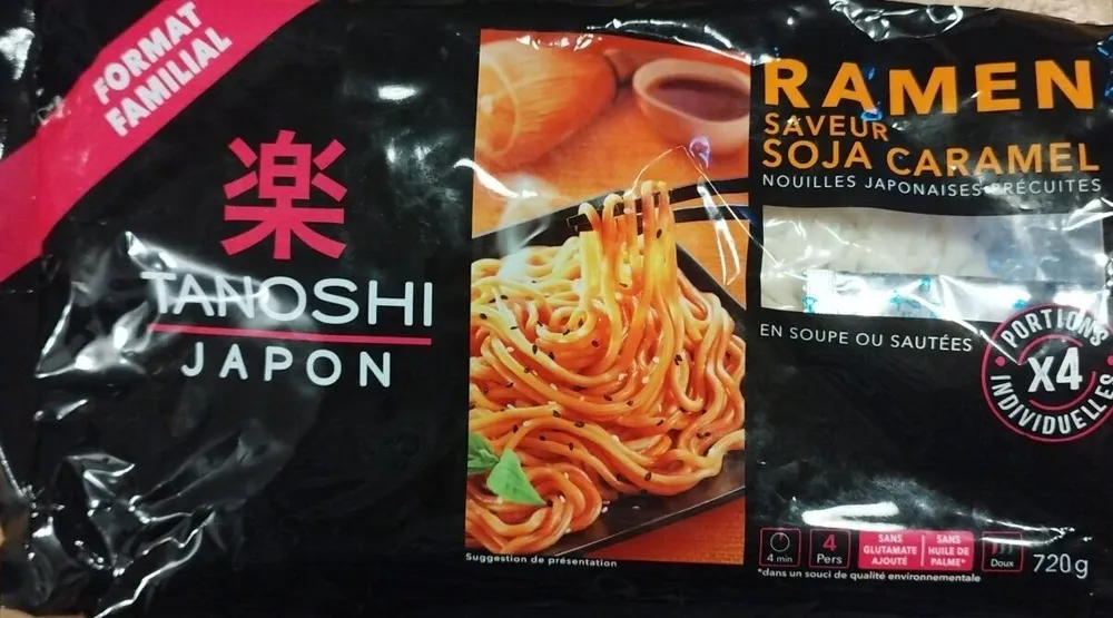 Ramen saveur soja caramel