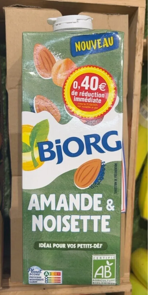 Lait de millet, Amande & noisette