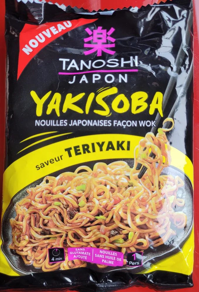YAKISOBA NOUILLES JAPONAISES FAÇON WOK saveur TERIYAKI