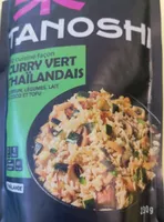 Riz cuisiné curry vert thaïlandais