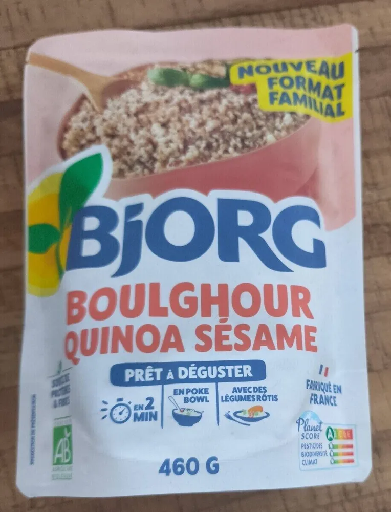 Boulgour quinoa sésame