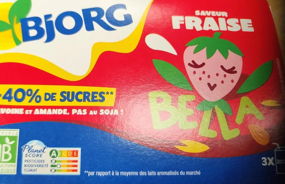 Lait vg fraise