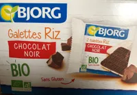 Galettes De Riz Au Chocolat Noir Bio
