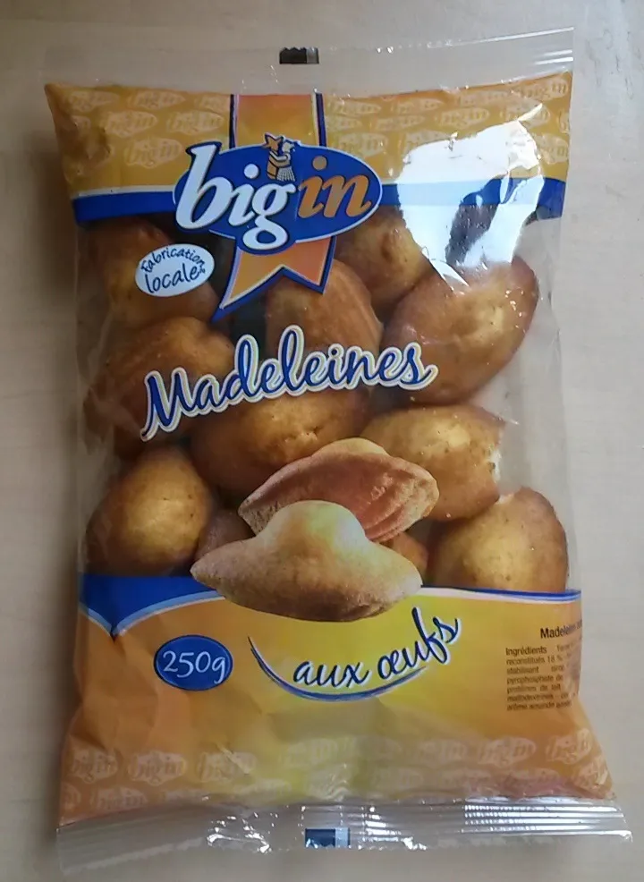 Madeleines aux œufs