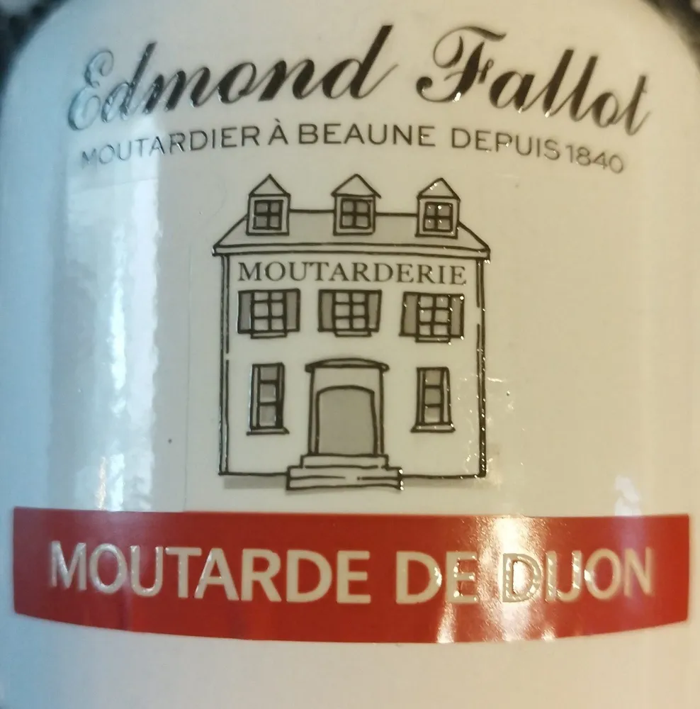 Moutarde de dijon fabriquée à la meule de pierre