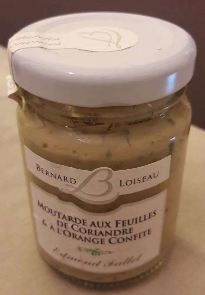 Moutarde à l'orange confite + basilic