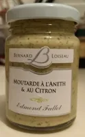 Bernard Loiseau moutarde aneth et citron