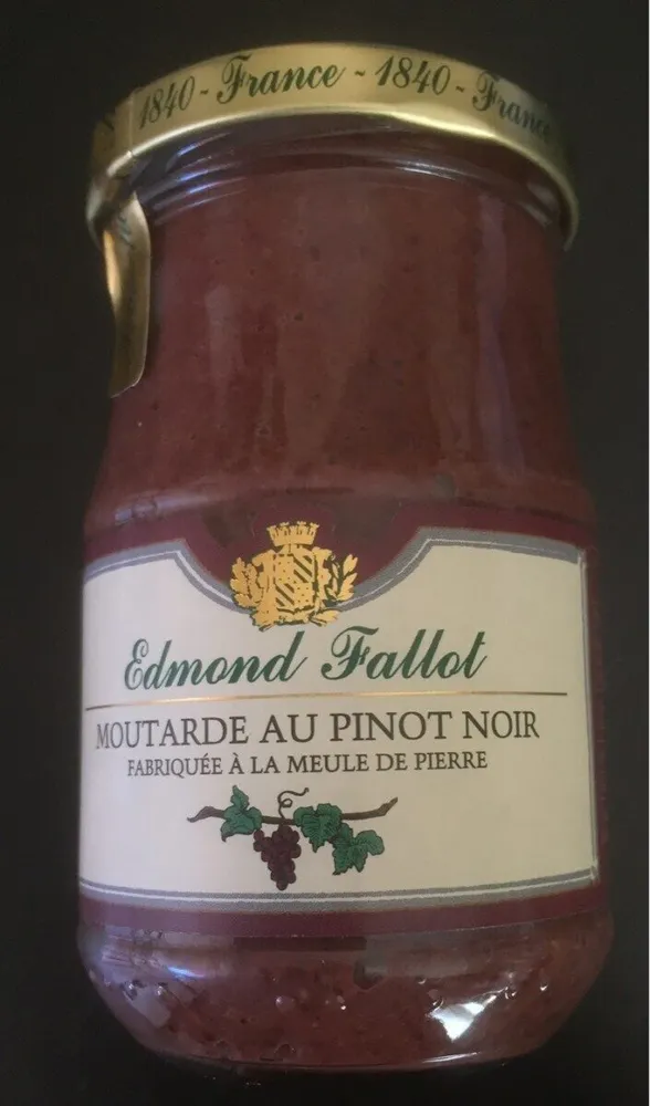 Moutarde au pinot noir
