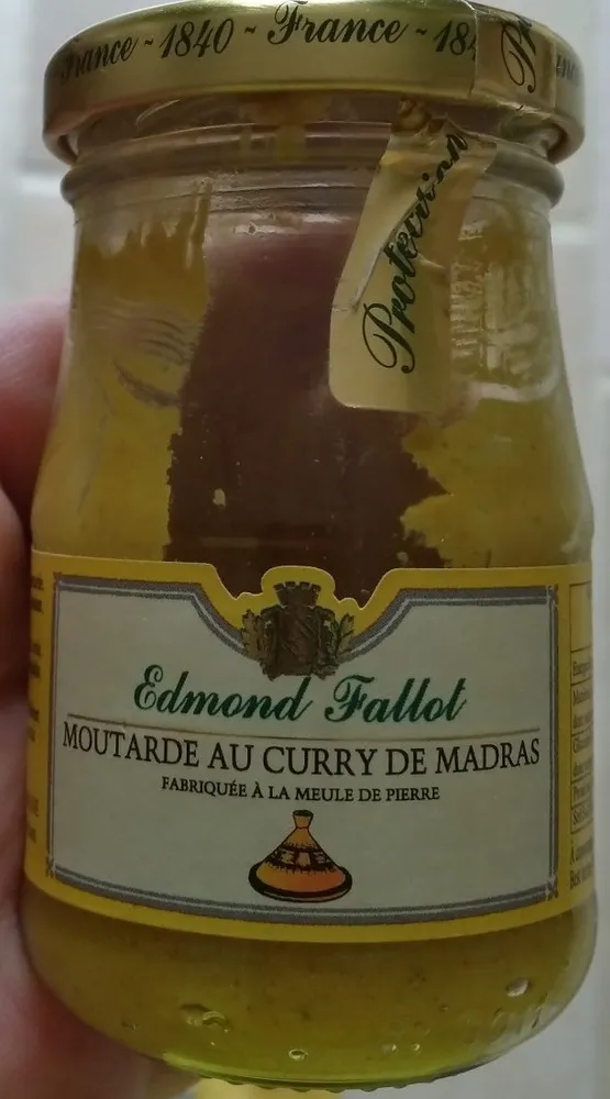 Moutarde au curry de Madras