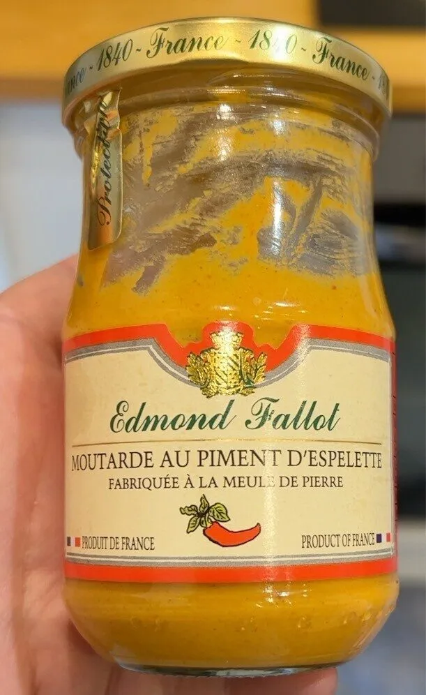 Moutarde au piment d’espelette