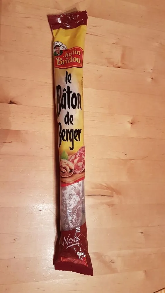 250G Baton De Berger Noix Justin Bridou