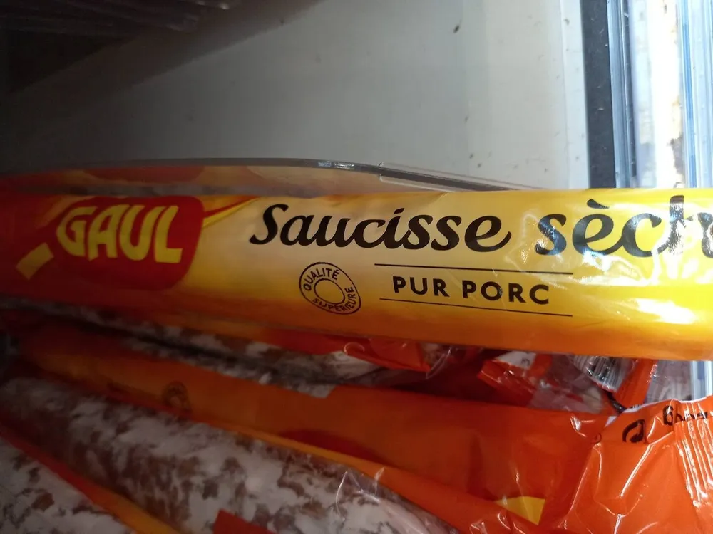 Saucisse Sèche, 250g gaul pur porc