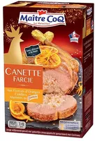 Canette farcie écorces d'oranges confites marinées au cointreau