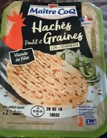 Haché poulet et graines lin et tournesol