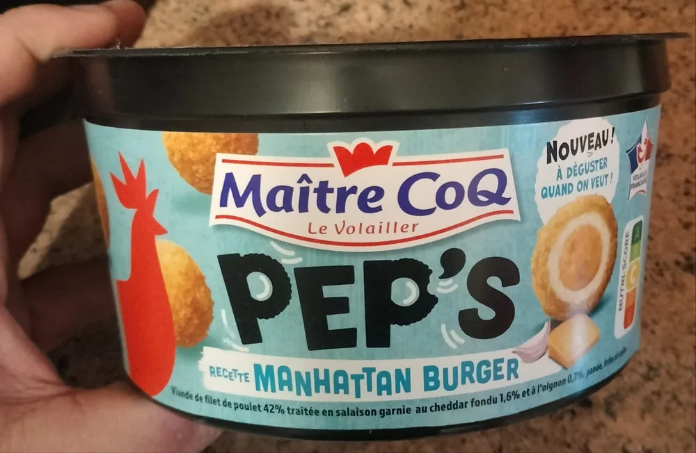 PEP'S RECETTE MANHATTAN BURGER