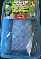 Les saucisses de poulet nourri aux graines de lin