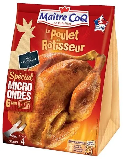 Le poulet du rôtisseur spécial micro ondes