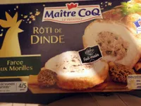 Roti dinde farce morilles
