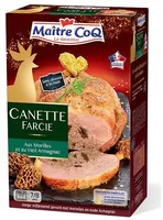 Canette farcie aux morilles et au vieil armagnac