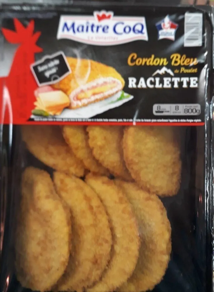 Cordon bleu de poulet raclette