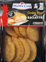 Cordon bleu de poulet raclette