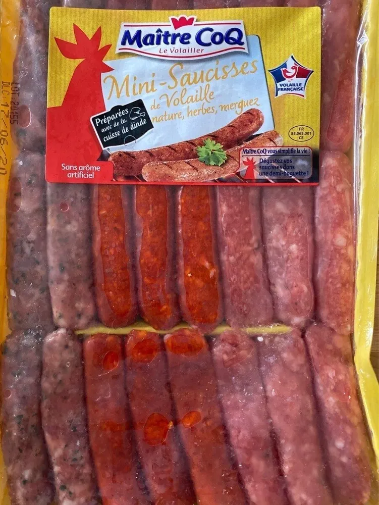 Mini-saucisses de volaille