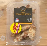 Ailes de poulet roties