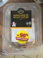 Manchons de poulet rotis Nature
