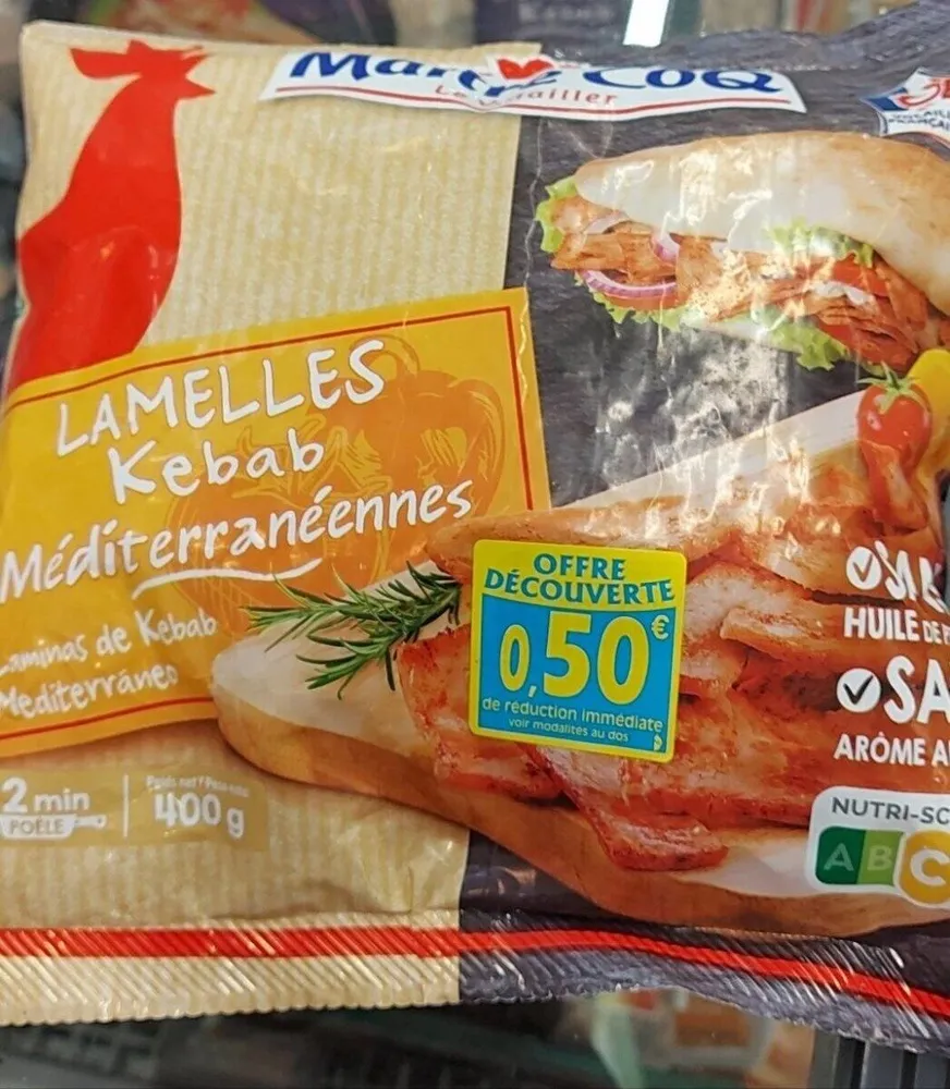 Lamelles kebab