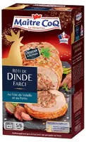 Rôti de dinde farci au foie de volaille et au Porto