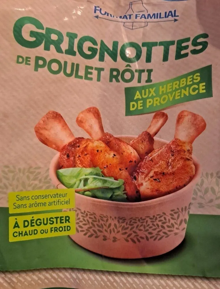 Grignottes de poulet rôti