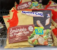 Emincés de poulet roti