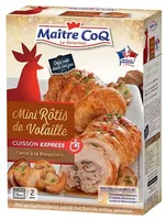 Mini rôtis de volaille farce à la forestière