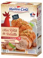 Mini rôtis de volaille farce cuisinée