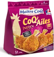 Coq ailes Indien