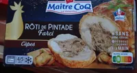 Rôti de pintade farci aux cèpes
