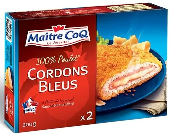 Cordon bleu 100% poulet x2